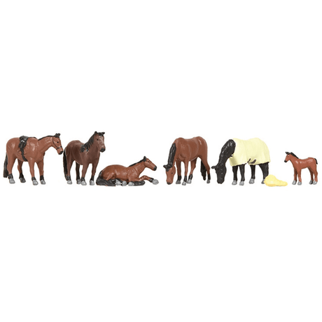 Bachmann Scenecraft 36 - 080 Horses - OO Gauge - Phillips Hobbies
