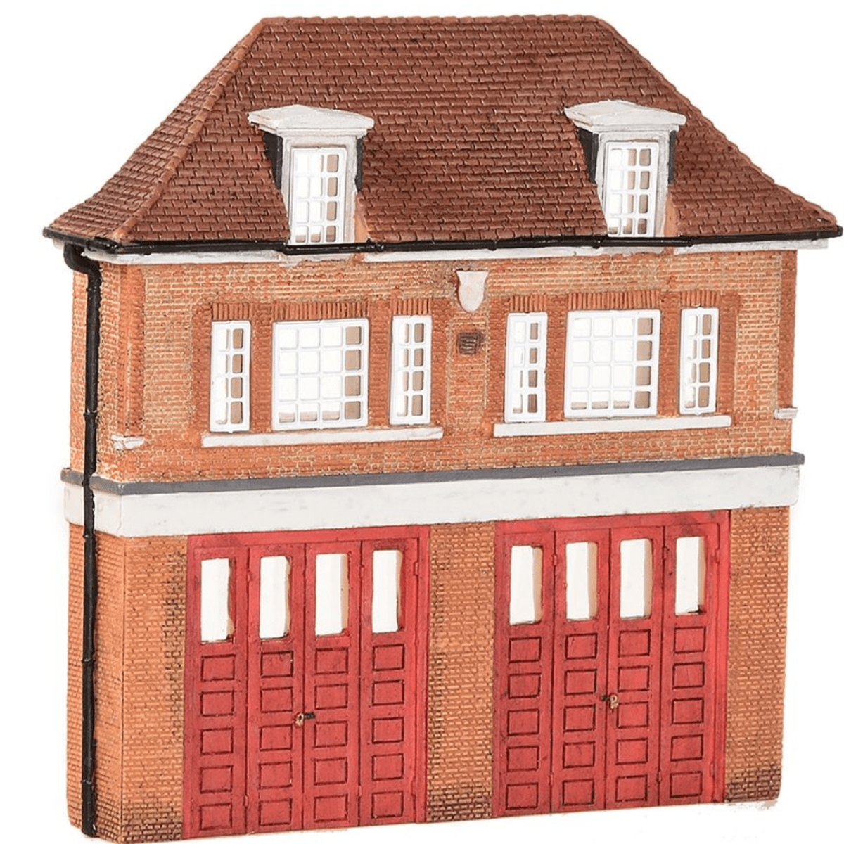 Bachmann Scenecraft 42 - 240 Low Relief Fire Station - N Gauge - Phillips Hobbies