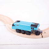 Bigjigs Mallard Battery Operated Engine - Wooden Train - Phillips Hobbies