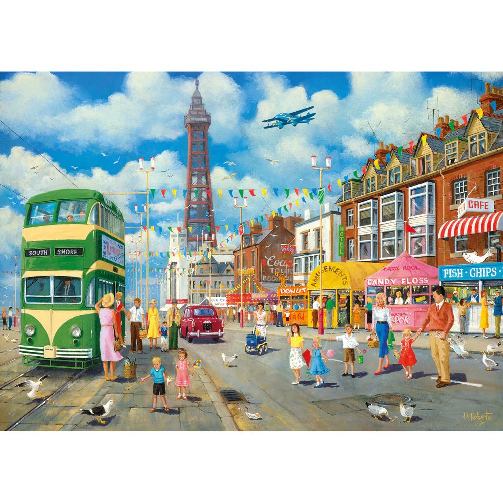 Blackpool Promenade - Gibsons 1000 Piece Jigsaw Puzzle - Phillips Hobbies