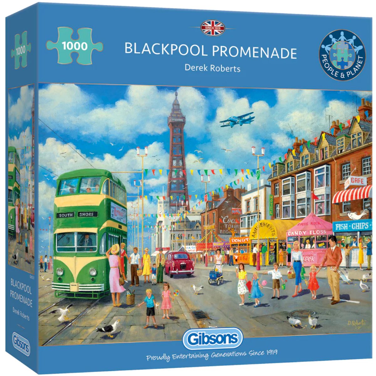 Blackpool Promenade - Gibsons 1000 Piece Jigsaw Puzzle - Phillips Hobbies