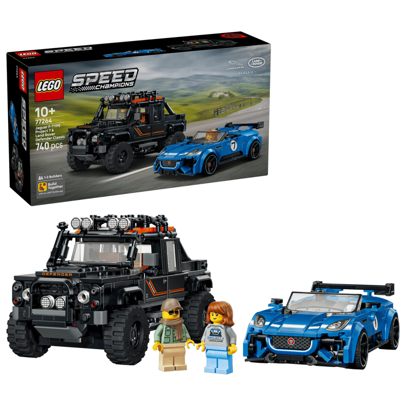 LEGO Speed Champions Jaguar Project 7 & Land Rover Defender 77264
