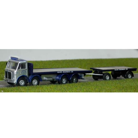 BT Models DA98 AEC Mammoth Major Flatbed Silver Roadways - 1:76 Scale - Phillips Hobbies