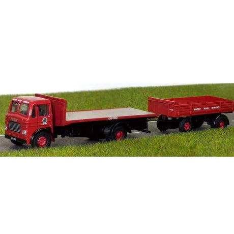 BT Models DA99 Leyland Beaver Flatbed & Trailer British Road Service - 1:76 Scale - Phillips Hobbies