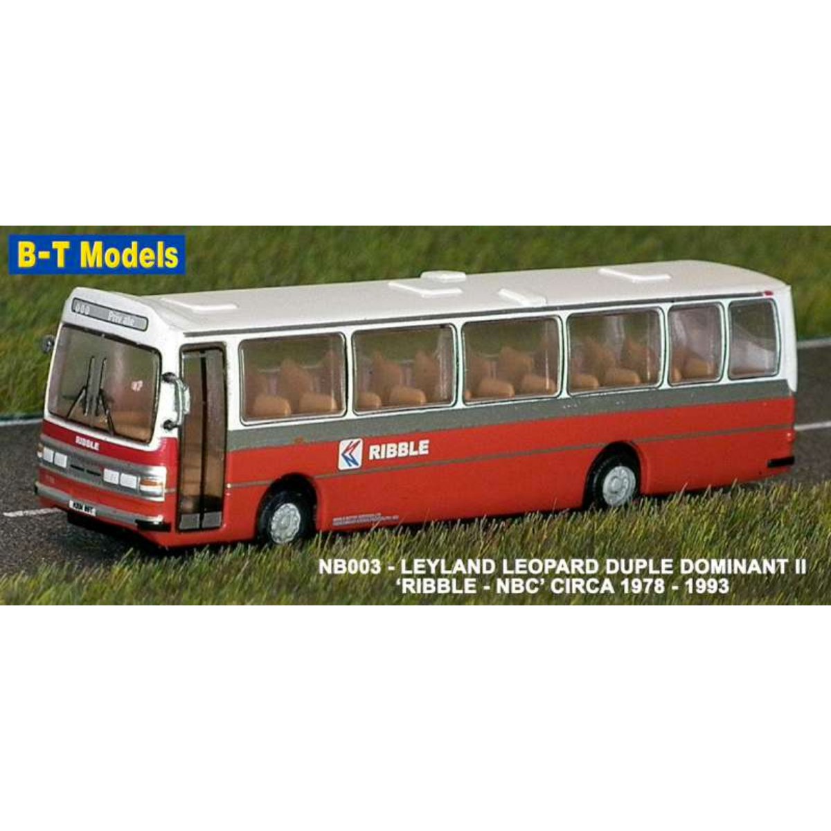 BT Models NB003 Duple Dominant II Coach, Ribble - N Scale - Phillips Hobbies