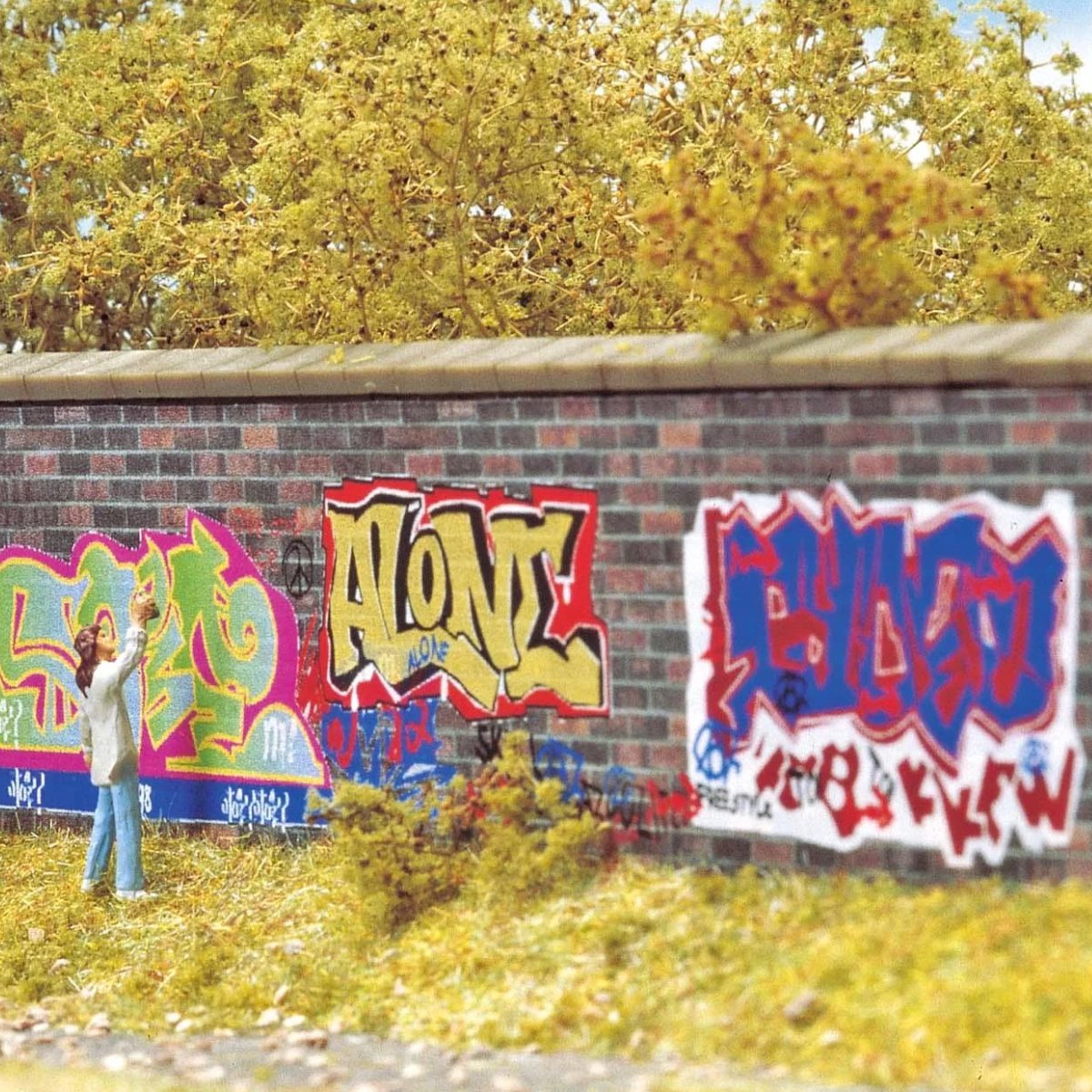 Busch 6035 Graffiti Decals - HO / OO Gauge - Phillips Hobbies