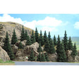 Busch 6469 25 Assorted Fir Trees 40-90mm - N / TT / OO Gauge - Phillips Hobbies