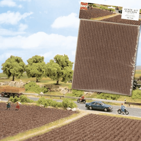 Busch 7182 Ploughed Field - Ideal for OO Gauge - Phillips Hobbies
