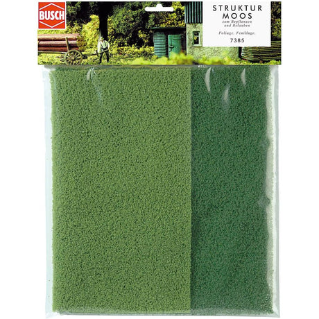 Busch 7385 Moss Fine Light/Mid Green Fleece - Phillips Hobbies