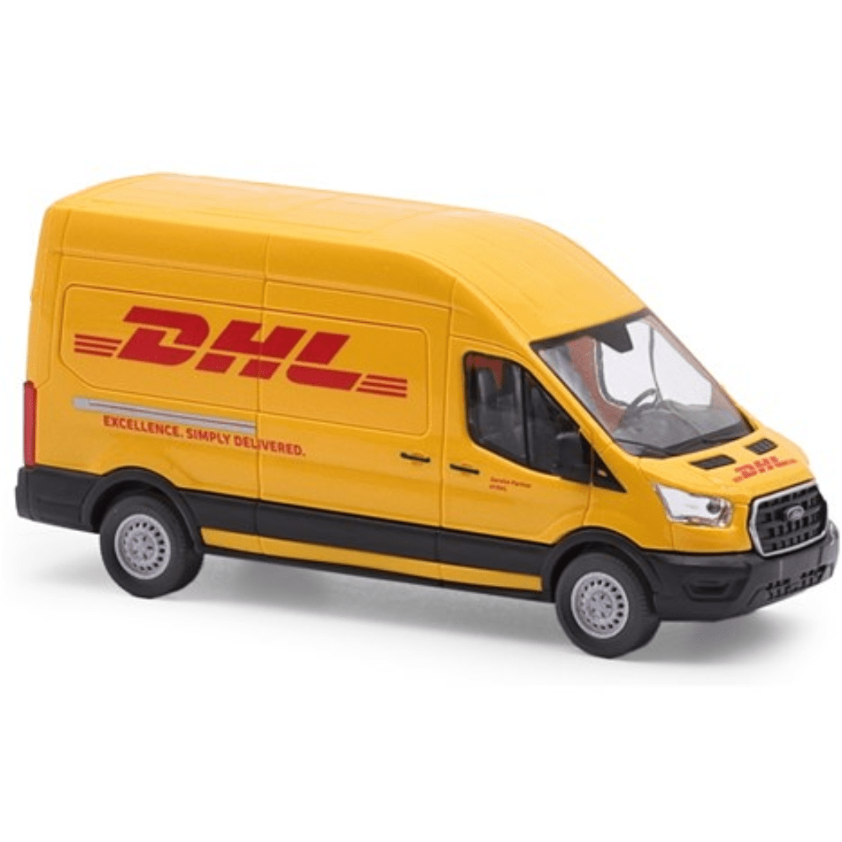 Busch Ford Transit 2014 DHL Van - 1:87 Scale - Phillips Hobbies