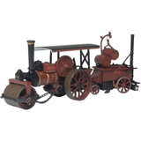 Oxford Diecast 76FSR007 Fowler Steam Roller & Coleman Flapper Covenanter/Ayr County Council - 1:76 Scale