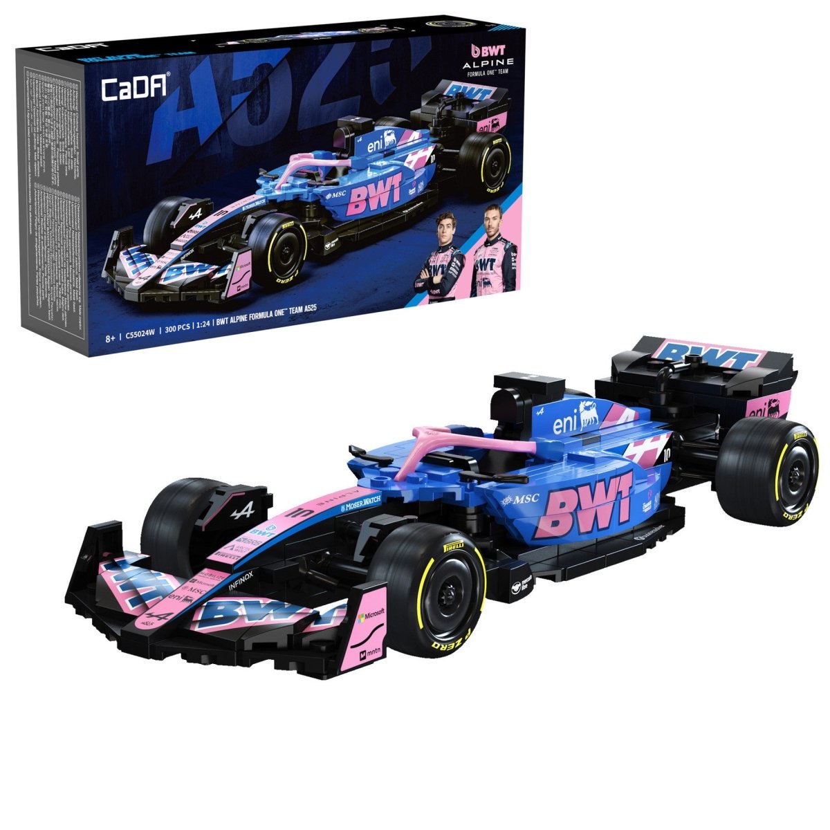 CaDA Bricks 1:24 BWT Alpine F1 Team A525 Racing Car 300 pcs Toy Set - Phillips Hobbies
