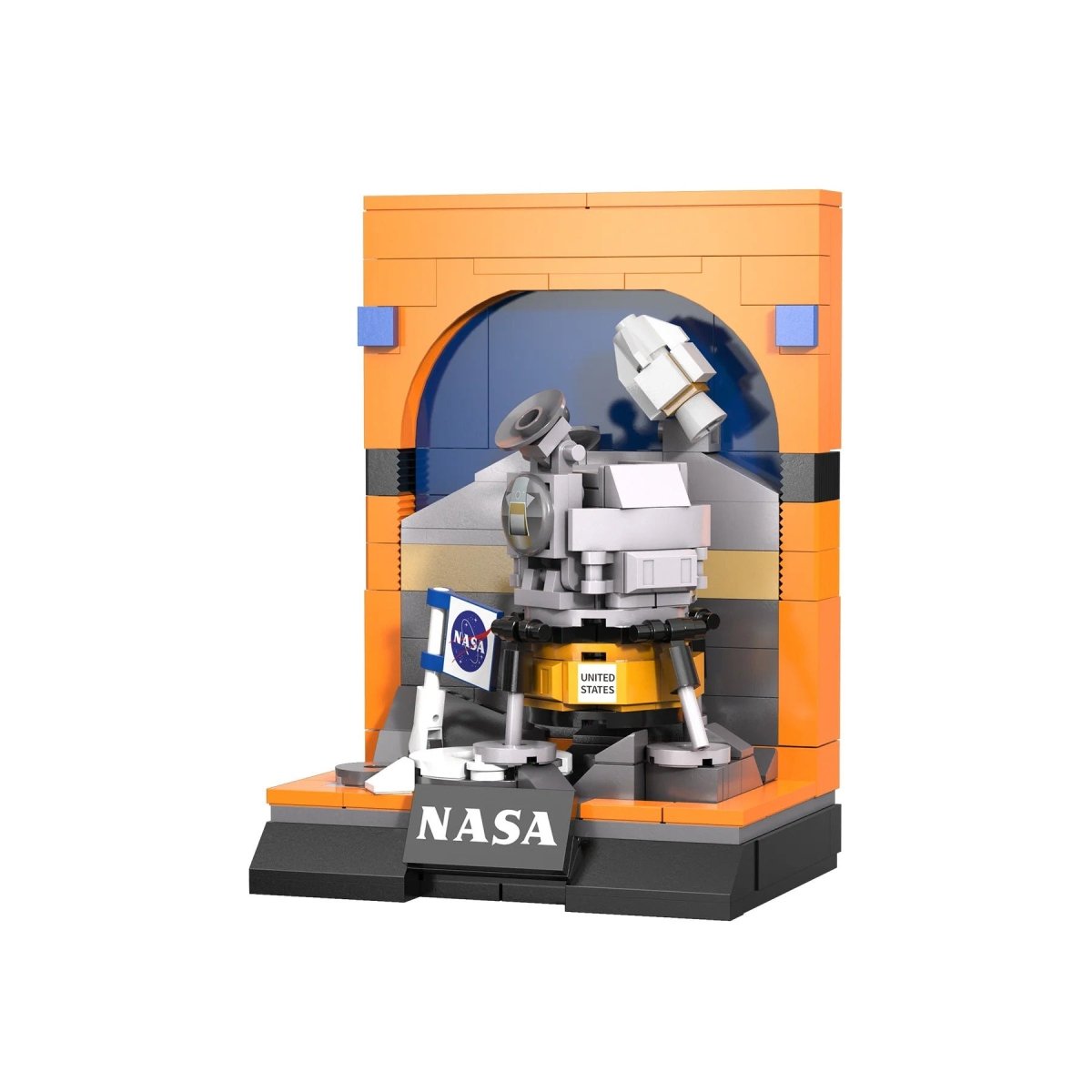 Removable Module Toy CaDA Bricks Apollo 11 Lunar Module 206 pcs Construction Toy Set ...