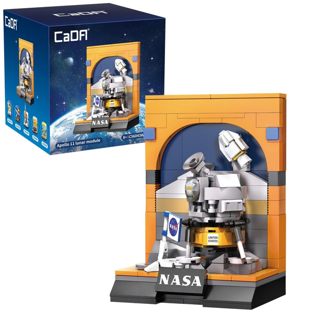 CaDA Bricks Apollo 11 Lunar Module 206 pcs Construction Toy Set - Phillips Hobbies