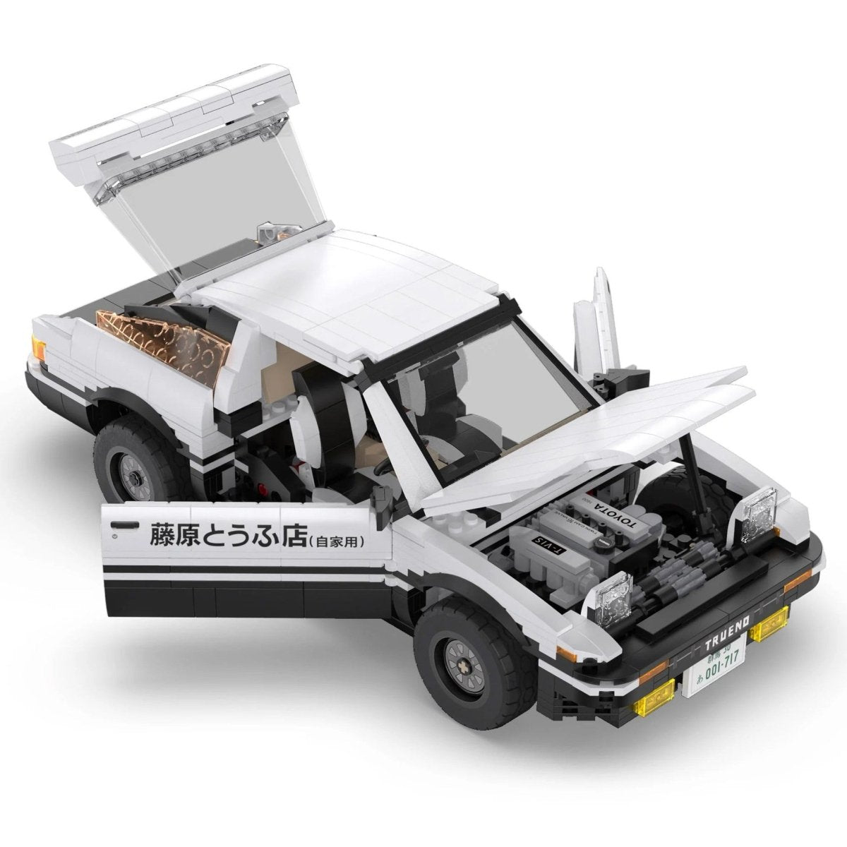 CaDA Bricks Initial D 1:12 Toyota Trueno AE86 - 1324pcs - Phillips Hobbies