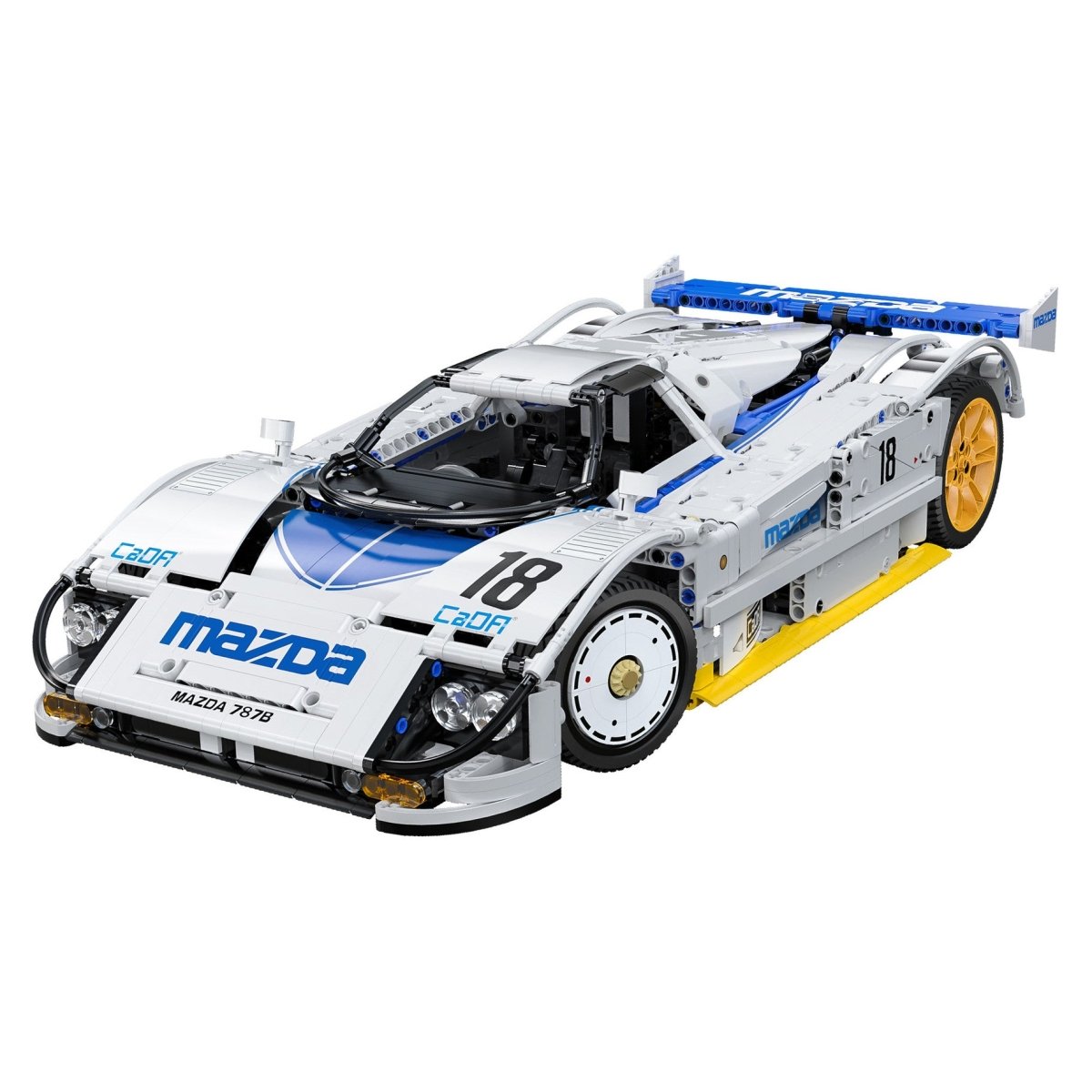 CaDA Bricks Mazda 787B Race Car 1797 pcs Construction Toy Set 1:10 Scale - Phillips Hobbies