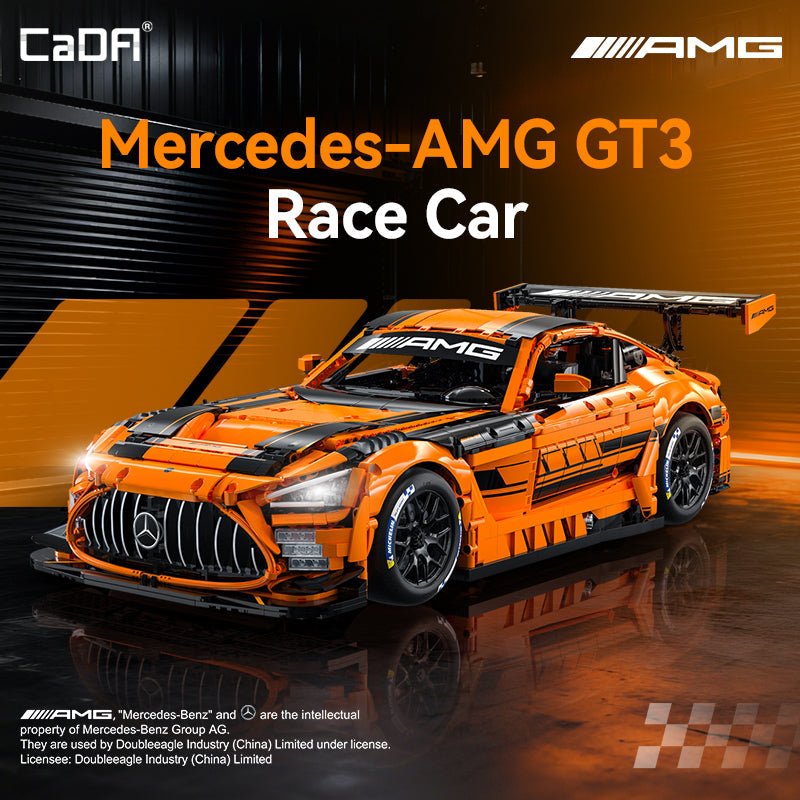 A Mercedes-AMG GT3 made from 5,466 pieces: The building block experiment A Mercedes-AMG GT3 made from 5,466 pieces: The building block experiment