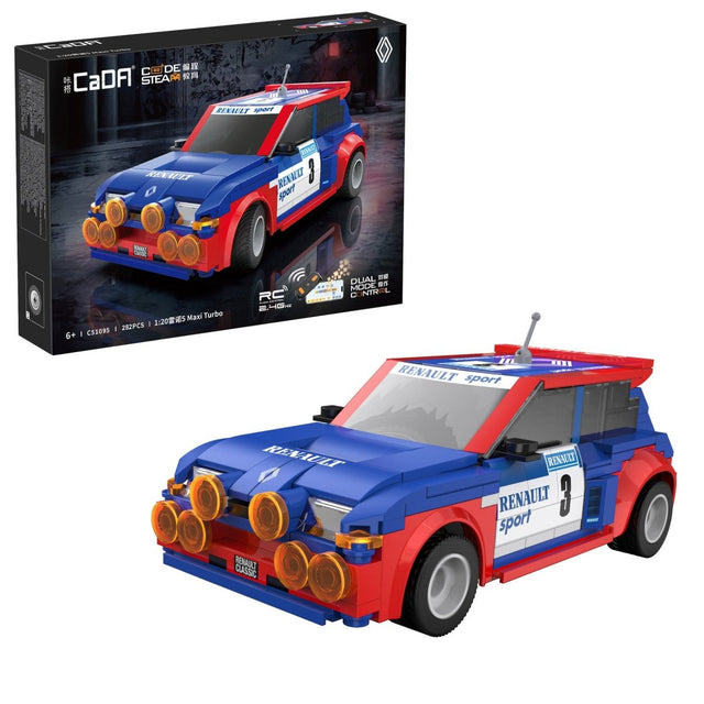 CaDA Bricks Renault 5 Maxi Turbo 282 pcs - 1:20 Scale Construction Toy Set - Phillips Hobbies