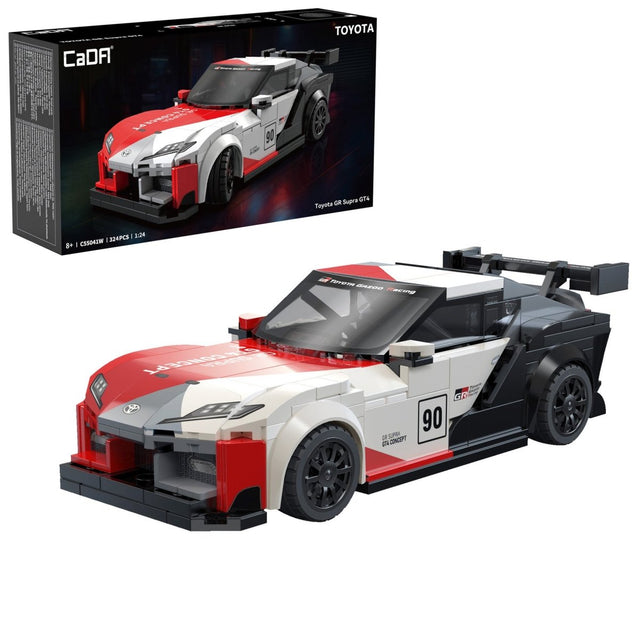 CaDA Bricks Toyota GR Supra GT4 Car 1:24 - 324pcs - Phillips Hobbies