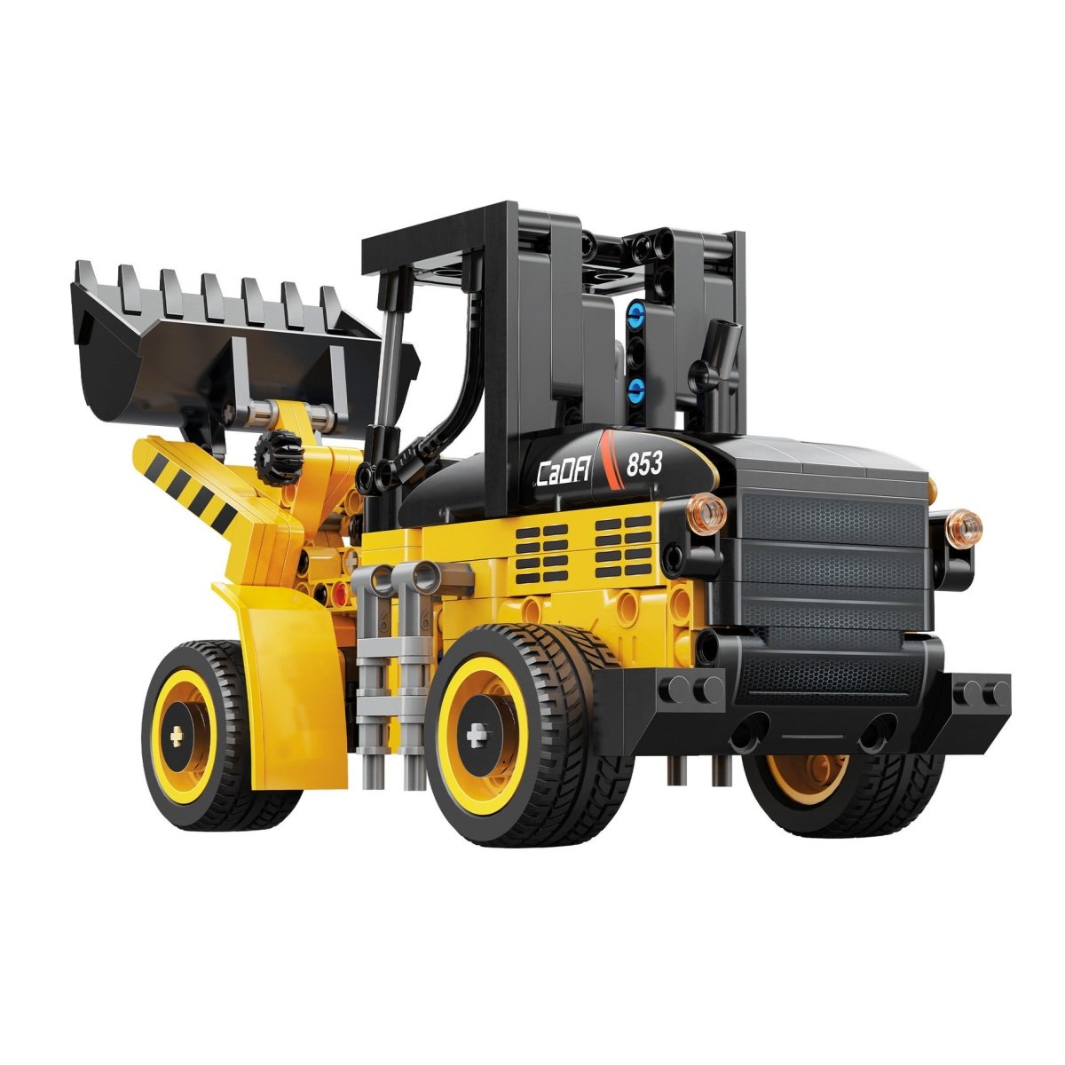 Toy Loder Model CaDA Bricks Wheel Loader Construction Toy Set 403 pcs - Phillips Hobbies