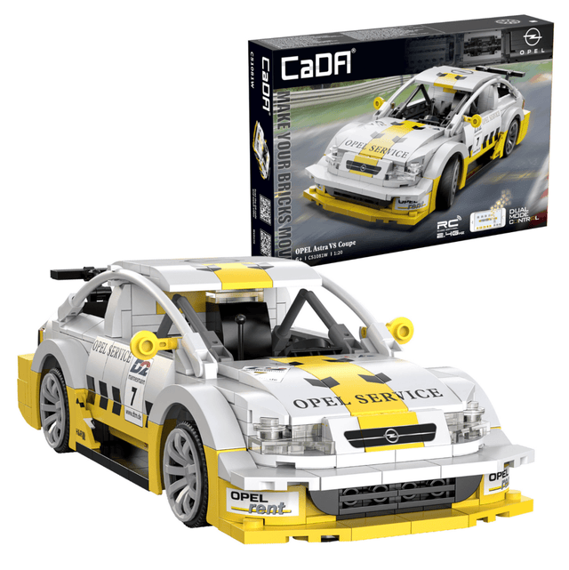 CaDA Opel Astra V8 Coupe Rally Car Battery Powered Remote Controlled 330 pcs - Phillips Hobbies