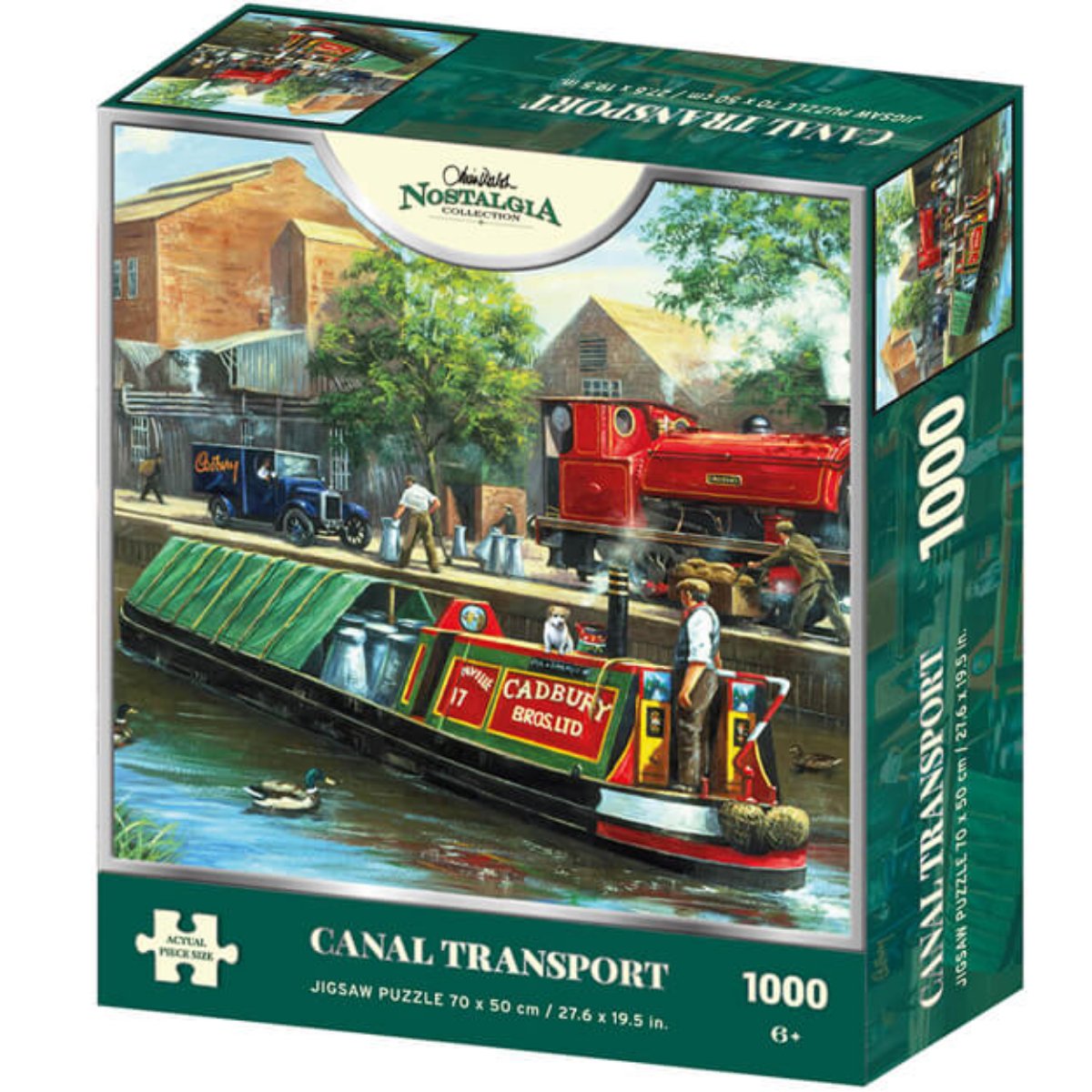 Canal Transport - Kevin Walsh 1000 Piece Jigsaw Puzzle - Phillips Hobbies