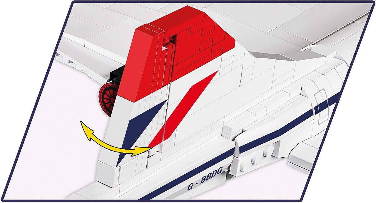 COBI 1917 Concorde G - BBDG 1:95 Scale Brick Model 455pcs - Phillips Hobbies