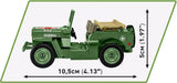 COBI 2295 Medical Willys MB 1:35 Scale Brick Model 130pcs - Phillips Hobbies
