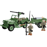 COBI 2297 Willys MB & Trailer 1:35 Scale Brick Model 200pcs - Phillips Hobbies