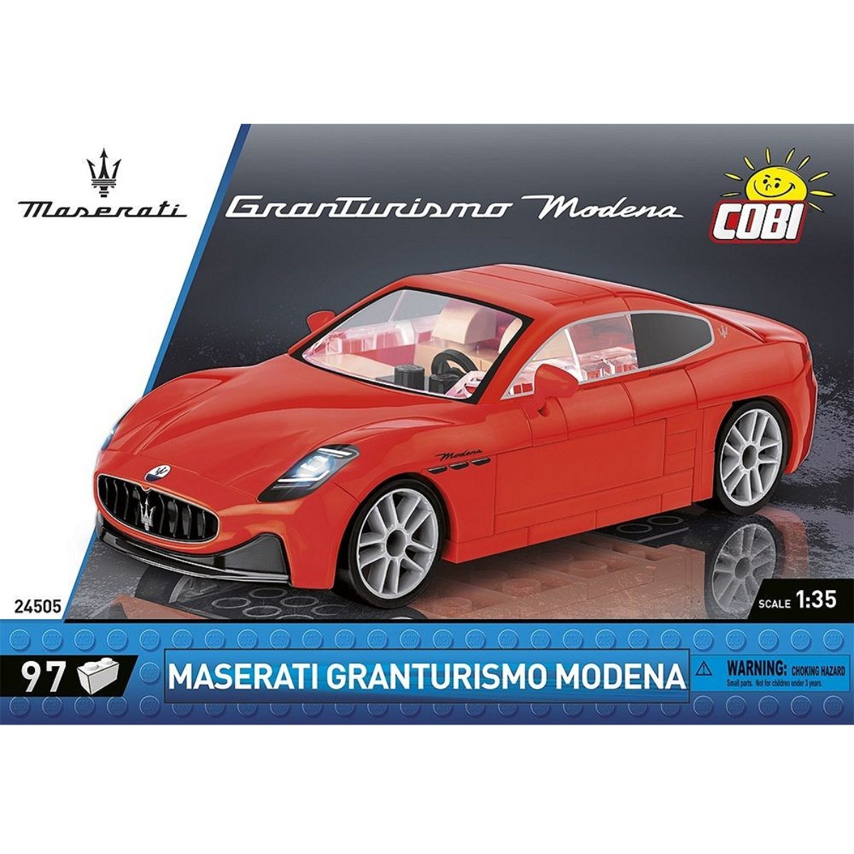 Cobi 24505 Maserati GT Modena 1:35 Klemmbausteine Bausatz Neu OVP 5902251245054 Cobi 24505 Maserati GT Modena 1:35 Klemmbausteine Bausatz Neu OVP 5902251245054