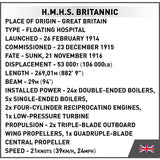 Cobi Bricks 1681 H.M.H.S. Britannic Construction Toy Set 593pcs - Phillips Hobbies