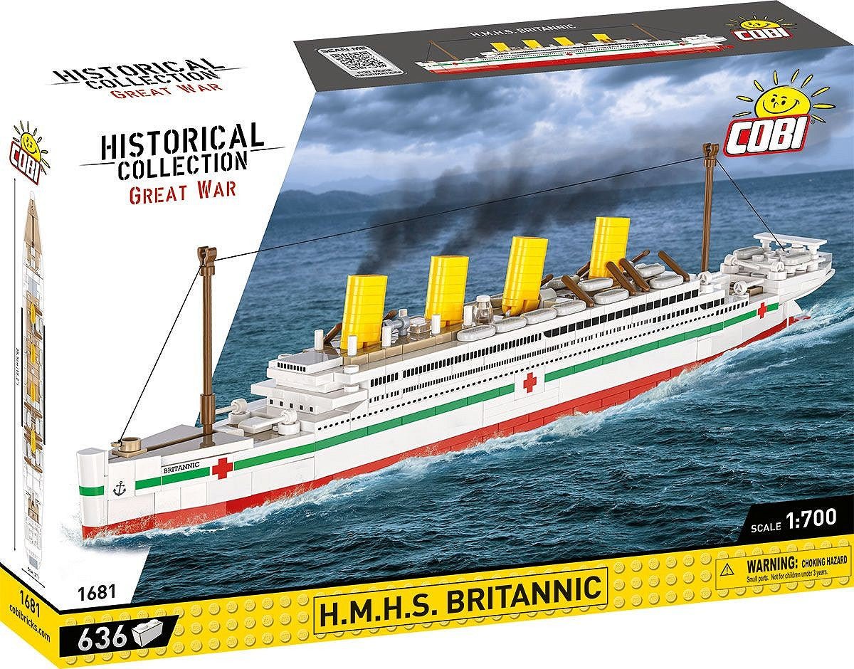 Cobi Bricks 1681 H.M.H.S. Britannic Construction Toy Set 593pcs - Phillips Hobbies