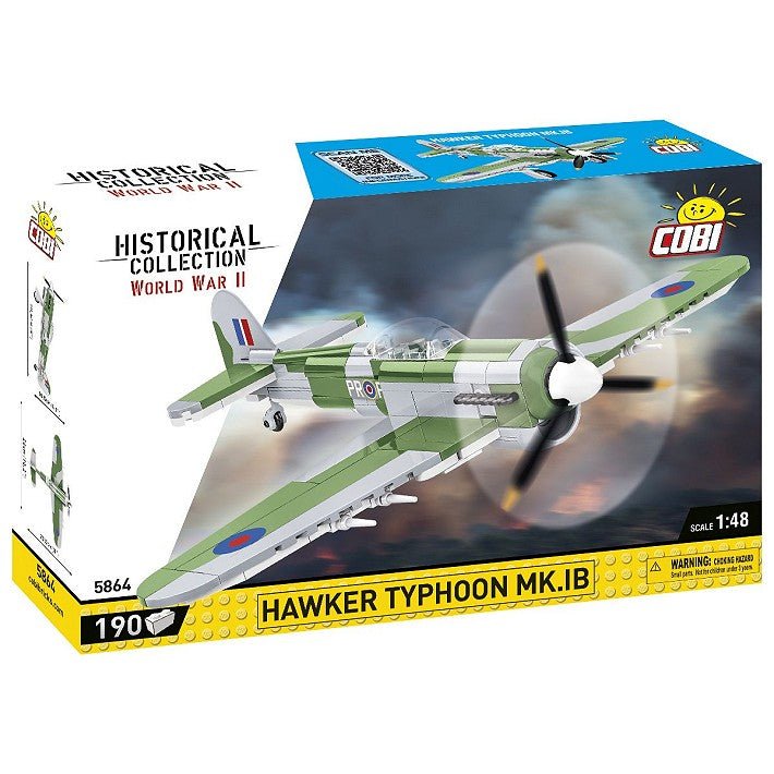 Cobi Bricks 5864 Hawker Typhoon Mk.1B Brick Model Plane 190pcs - Phillips Hobbies