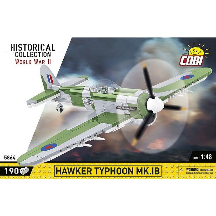 Cobi Bricks 5864 Hawker Typhoon Mk.1B Brick Model Plane 190pcs - Phillips Hobbies