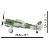 Cobi Bricks 5864 Hawker Typhoon Mk.1B Brick Model Plane 190pcs - Phillips Hobbies