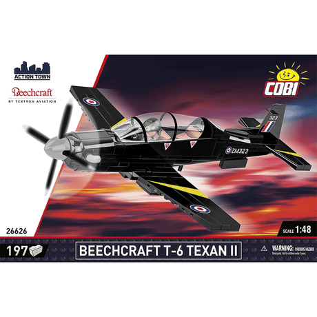Cobi Bricks Beechcraft T - 6 Texan II Plane Construction Toy Set - Phillips Hobbies