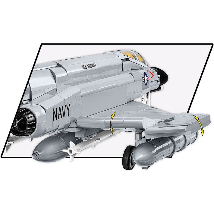 Cobi Bricks F - 4 Phantom II - USS Midway 703pcs - Phillips Hobbies