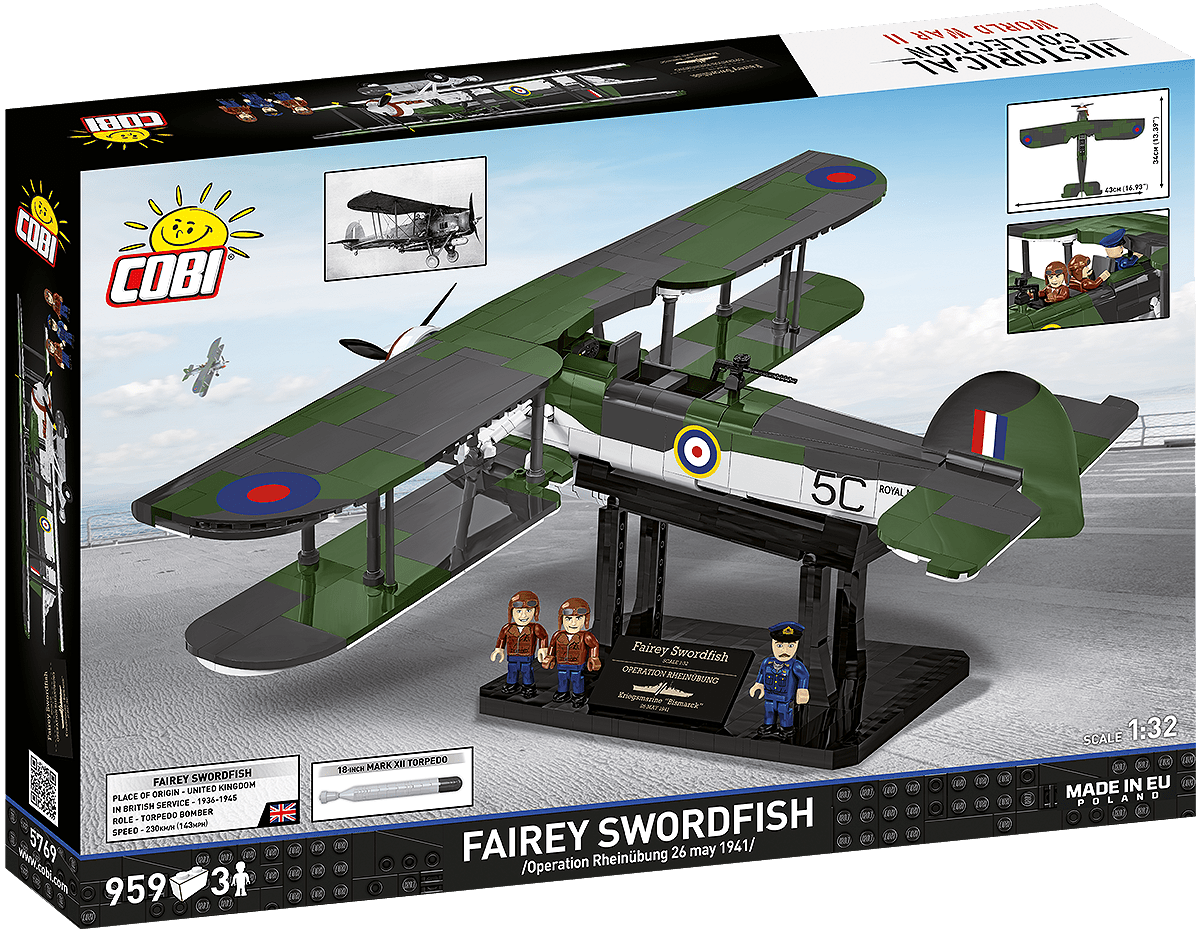 COBI Bricks Fairey Swordfish Executive Edition - Phillips Hobbies