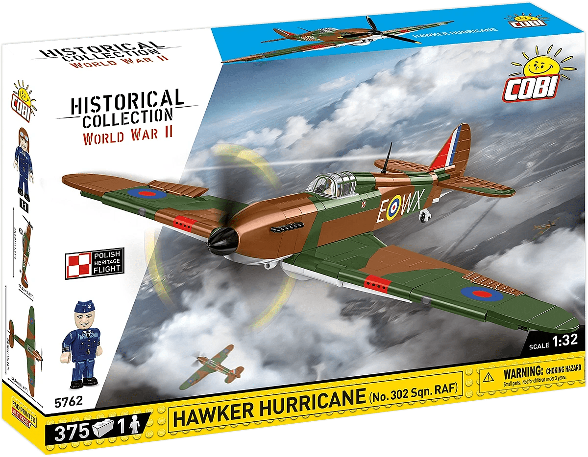 Cobi Bricks Hawker Hurricane (No.302 Sqn.RAF) - Phillips Hobbies