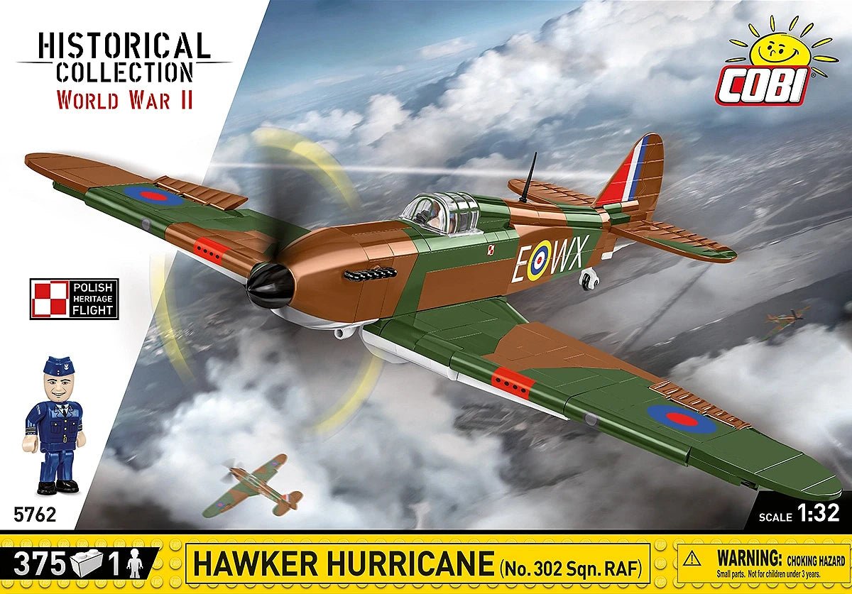 Cobi Bricks Hawker Hurricane (No.302 Sqn.RAF) - Phillips Hobbies