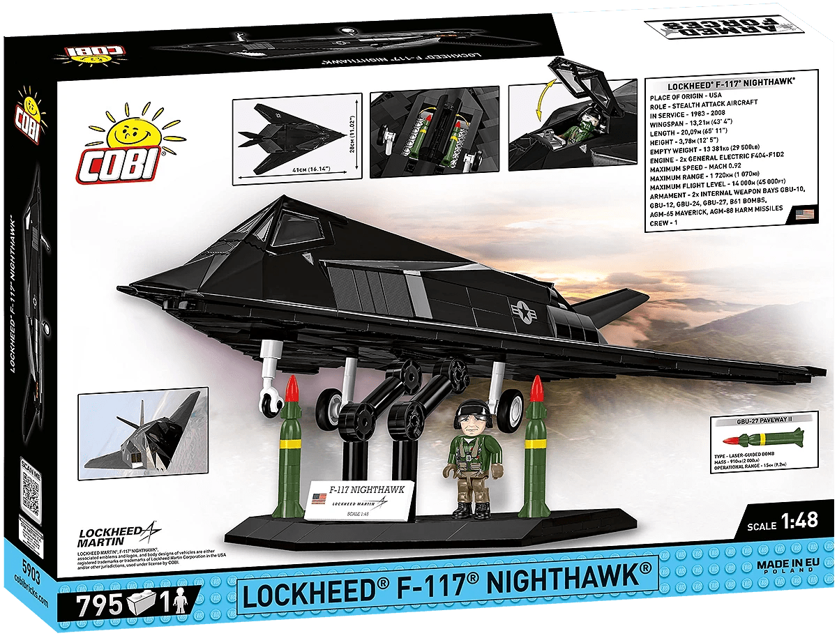 COBI Bricks Lockheed F-117 Nighthawk Set - Phillips Hobbies