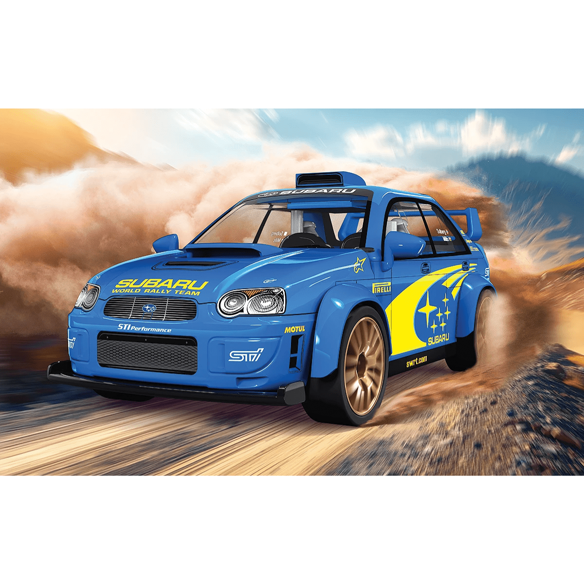 COBI Bricks Subaru Impreza WRC 2003 Building Toy Set - 1:35 Scale - Phillips Hobbies