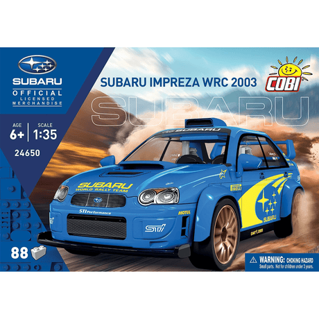 COBI Bricks Subaru Impreza WRC 2003 Building Toy Set - 1:35 Scale - Phillips Hobbies