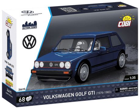 Cobi Bricks Volkswagen Golf GTI (1976 - 1983) Construction Toy Set - Phillips Hobbies