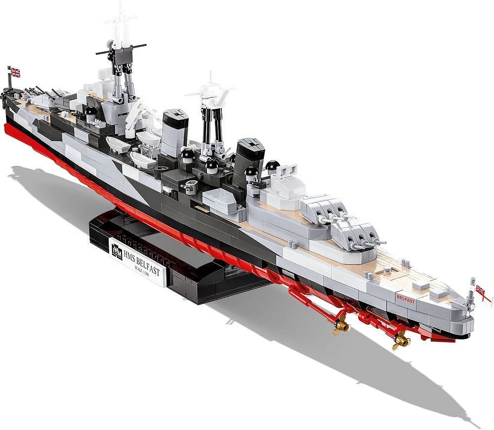 COBI HMS Belfast - 1:300 Scale Brick Model - Phillips Hobbies