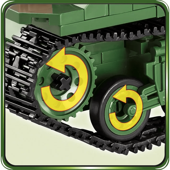 COBI Sherman Tank M4A3E2 Jumbo - Brick Model - Phillips Hobbies