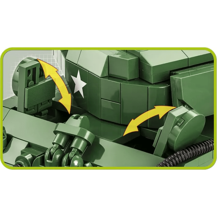 COBI Sherman Tank M4A3E2 Jumbo - Brick Model - Phillips Hobbies