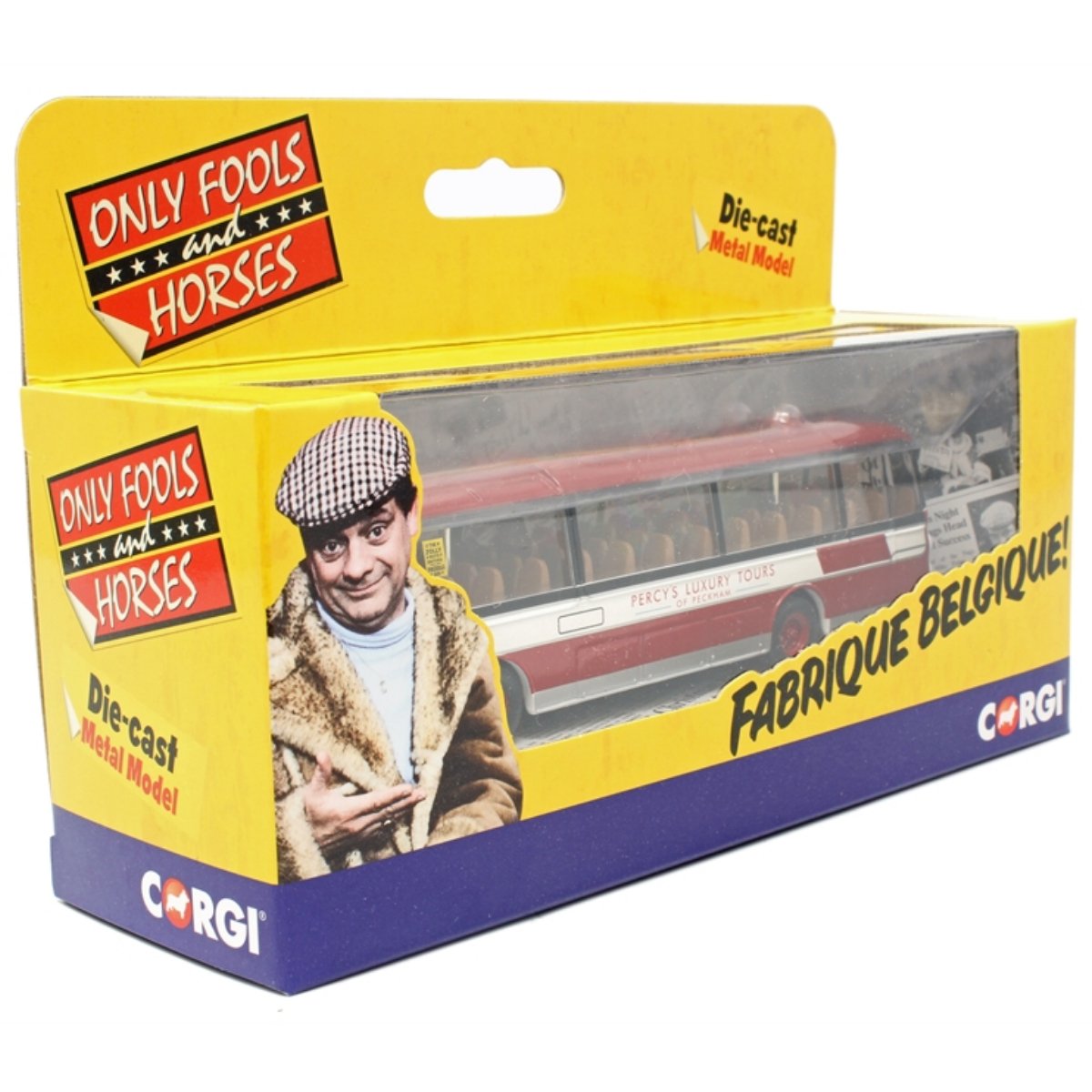 Corgi CC02741 Only Fools and Horses (The Jolly Boys Outing) Plaxton Panorama - Percy's Luxury Tours of Peckham - Phillips Hobbies