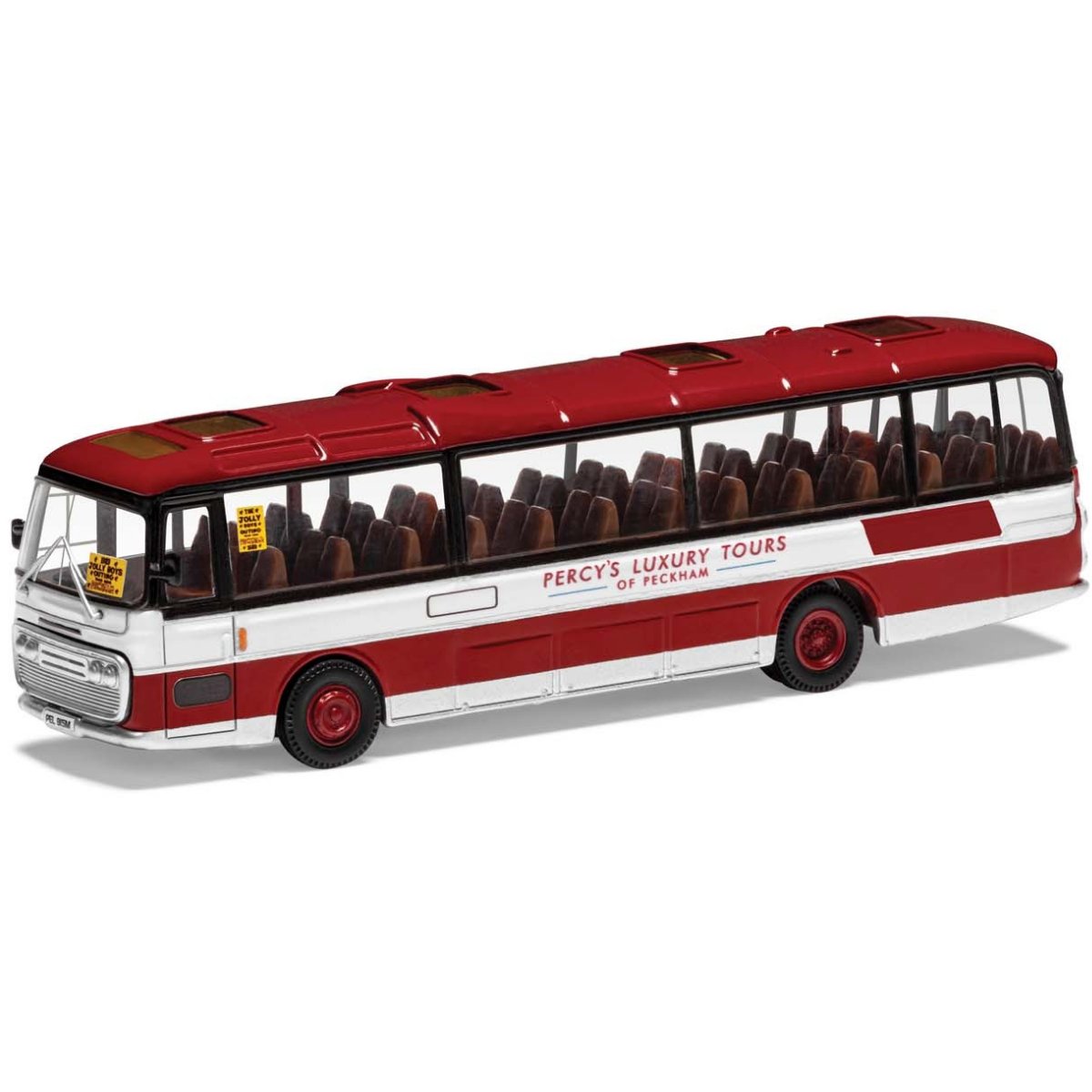 Corgi CC02741 Only Fools and Horses (The Jolly Boys Outing) Plaxton Panorama - Percy's Luxury Tours of Peckham - Phillips Hobbies