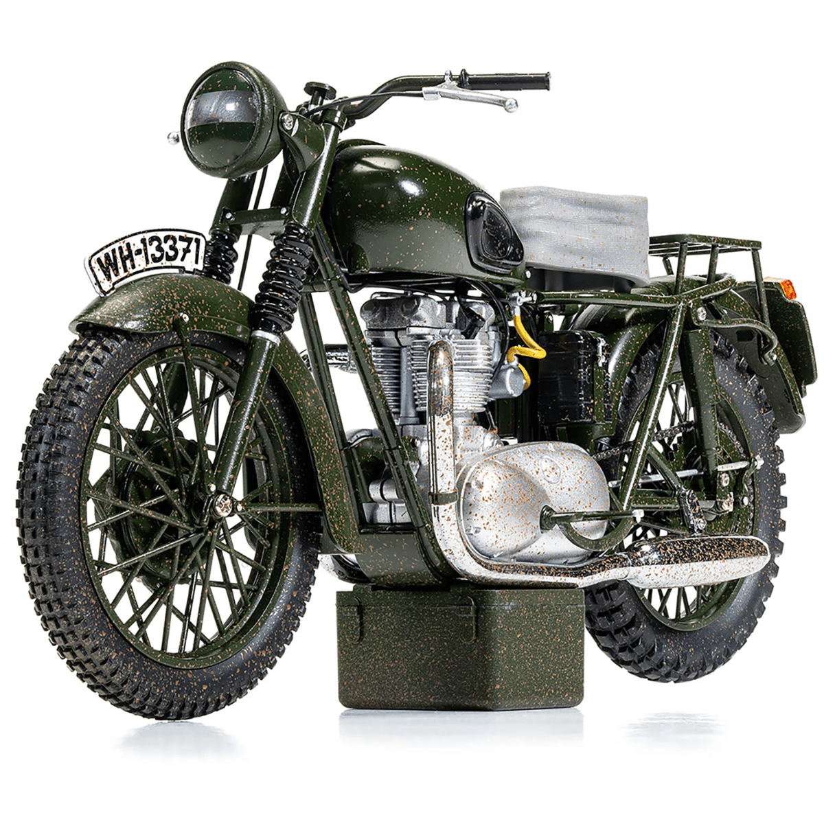 Corgi CC08501 Triumph TR6 Trophy Motorcycle (Weathered) The Great Escape - 1:12 Scale - Phillips Hobbies
